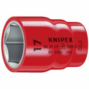 【新品】KNIPEX（クニペックス）9837-19 （3／8SQ） 絶縁ソケット 1000V