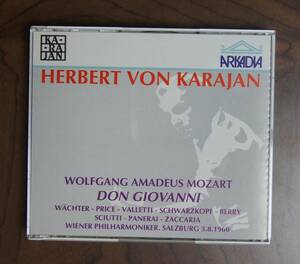 ◆ヘルベルト・フォン・カラヤン／ウィーン・フィル【1960年　ザルツブルク音楽祭・ライブ音源】モーツァルト／歌劇「ドン・ジョヴァンニ」