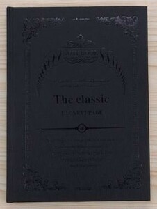 ノート クラシックスタイル 洋書風 B5サイズ (ブラック)