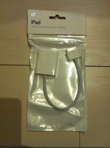 【新品・送料込】iPad Dock Connector to VGA Adapter