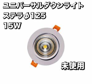 ユニバーサルダウンライト ステラφ125 15W 3000k 30° 照明器具 Stella 屋内専用 角度調整 舞台装置 舞台照明 温かい光 新品 未使用