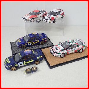 ☆組立済・製作品・破損多数有 メーカー不明 1/24 セリカ GT-Four ST185 1993 サファリ Winner 等 計5台セット プラモデル 現状品【40