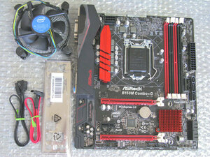 Asrock B150M Combo-G MicroATX LGA1151/DDR3/DDR4/HDMI Skylake Kabylake Win10Pro