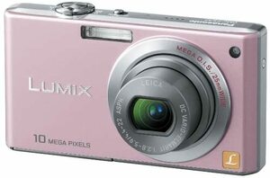 パナソニック デジタルカメラ LUMIX (ルミックス) FX37 カクテルピンク DMC(中古品)