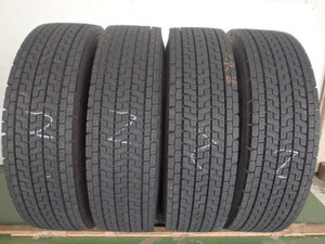 L13899-ヨコハマ ZEN 903ZW 245/80R17.5 133/131J 中古 4本セット スタッドレスタイヤ 2013年製