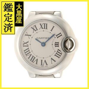 Cartier カルティエ バロンブルーSM W69010Z4 シルバー レディース クオーツ （2148103608506）【200】