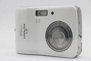 【返品保証】 【便利な単三電池で使用可】ニコン Nikon Coolpix L2 ホワイト 3x コンパクトデジタルカメラ s7454