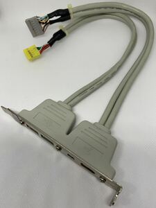 USB／FireWire マザーボード接続ケーブルブラケット使用できるかわかりませんがどなたか必要な方いらっしゃいませんか？他にもPC部品出品中
