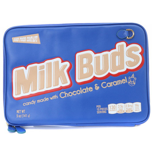 グッドグリーフ GOOD GRIEF! 22SS Deuxieme Classe取扱い Milk Buds CLUTCH クラッチバッグ セカンドバッグ レザー 青 ブルー /SR27 レディ