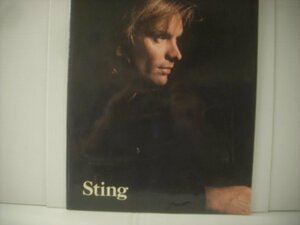 ■パンフレット STING スティング / NOTHING LIKE THE SUN WORLD TOUR IN JAPAN 1988年 ◇r51010