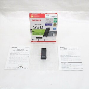 BUFFALO バッファロー スティック型SSD SSD-PUT500U3-BKC 耐振動・耐衝撃 USB3.2（Gen1）対応 500GB ブラック
