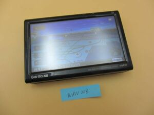 中古 SANYO NV-LB60DT/Gorilla Lite 5.0V型 ワンセグ SSDポータブルナビゲーション 8GB SSD ゴリラジャイロ　カーナビ NAV008