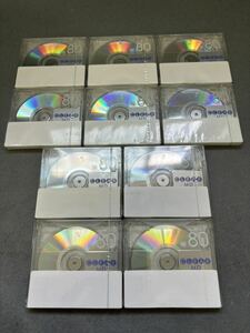 未使用品 MD ミニディスク minidisc Victor ビクター CLEAR 80 10枚セット