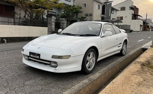 【無事故、ノーマル車！】トヨタ MR2 SW20 GT-S ターボ 純正5速MT 人気の純正ホワイトカラー 希少なノーマル車！ 愛知県から