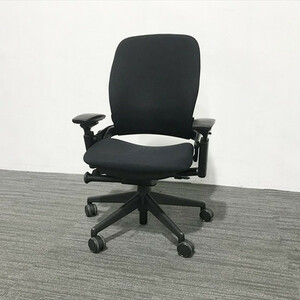 スチールケース リープ クロスタイプ steelcase オフィスチェア 肘付き 中古 IO-861790B