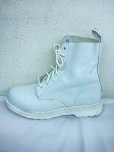 Dr.Martens◆ブーツ/UK7/WHT/レザー