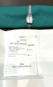 【B】【5821】☆★ 【THE CLOCK HOUSE】【 LBC5002】美品 レディース 腕時計 ビジネスカジュアル クオーツ ステンレス 電池あり ☆★