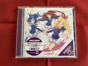 帯、アイカツカード付き 初回生産シングルCD アイカツ！ OP&ED主題歌『SHINING LINE／Precious』