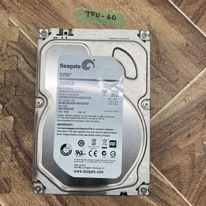 TSU-60 激安 HDD 3TB 3.5インチ SATA 内蔵HDD Seagate ST3000VX000-1CU166 Crystaldiskinfoにて正常品 中古