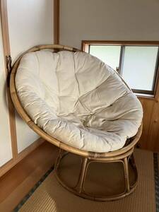 ★【USED】Japanese Lounge WickerBamboo Chair