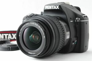 ペンタックス PENTAX K-m + 18-55mm F3.5-5.6 AL レンズキット S数1360回《 SDカード & iPhone転送ケーブル付 》　D240324115-240332