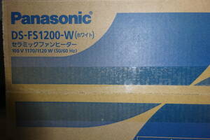 新品未使用　パナソニック DS-FS1200 W [セラミックファンヒーター Panasonic