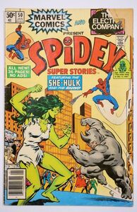 ★激レア Spidey Super Stories #50 Spider-Man 1981年1月 当時物 MARVEL スパイダーマン マーベル アメコミ ヴィンテージ コミック 英語版