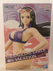 ワンピース ニコ・ロビン フィギュア GRANDLINE GIRLS ON VACATION パープル ビキニ 紫 未開封新品