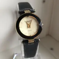 クリスチャンディオール　カットガラス　レディースウォッチ　ビンテージ　腕時計