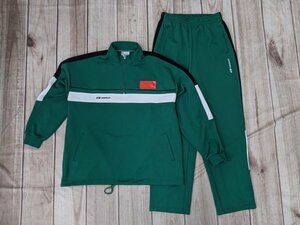 1．Reebok 90s リーボック 日本製 KANZEI ジャージ 上下セット ハーフジップ トラックジャケット パンツ プルオーバー 00s メンズLLy308