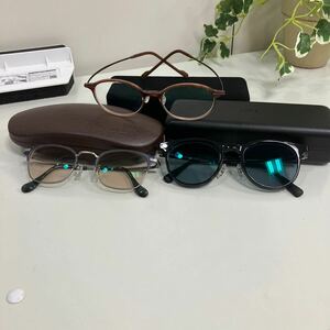 度入り眼鏡 アイウェア3個セット ファッション小物 JINS CHARMANT ブラック系 ブラウン系 ALP-Z-457 同梱不可