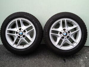 BBS RD128 BMW純正アルミ HI LINE 6752769 7J +47 205/55R16スタッドレスミシュランアイス XI2 E46 E36 E87 E82 E88 F20 F22 Z3 E40 Z4 E90