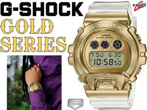 新品未使用 国内正規 カシオ Ｇ‐SHOCK Gold Series GM-6900SG-9JF 金属 カバー ステンレスベゼル 金色 ゴールド 金塊 Metal Covered