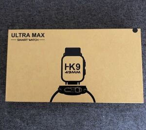 【即納】最新型 新品 スマートウォッチ HK9 ULTRA MAX シルバー 2.19インチ 健康管理 音楽 スポーツ 防水 血中酸素 Android iPhone対応