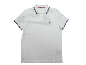 2022SS■サイズS■新品 本物保証■モンクレール/MAGLIA POLO MANICA C/半袖/ポロシャツ/POLO SHIRT/メンズ/MONCLER/001/ホワイト/白