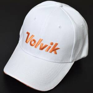 未使用 Volvik ボルビック ゴルフ キャップ 帽子 FREE 白 ホワイト サイズ調節可