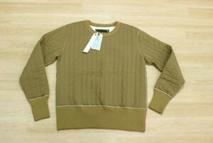 ◆ANACHRONORM / QUILTED L/S CREW NECK（01）アナクロノーム キルティング 中綿 クルーネック プルオーバー◆