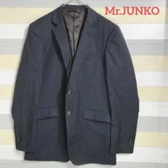 【ミスタージュンコ】 ジャケット スーツ フォーマル ストライプ ブラック