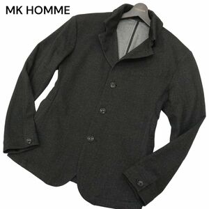 定価2万★MK HOMME ミッシェルクラン オム 通年 イージーケア ジャージー★ コンバーチブル ジャケット Sz.51　メンズ　C4T00920_2#O