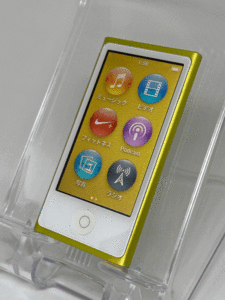 【新品バッテリー交換済み nanoシリーズ最終モデル】 Apple iPod nano 第7世代 16GB イエロー 中古品 【完動品 生産終了品 1円スタート】