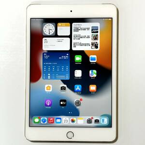 Apple SIMフリー iPad mini 4 ゴールド 128GB MK8F2LL/A Wi-Fi+Cellular アクティベーションロック解除済