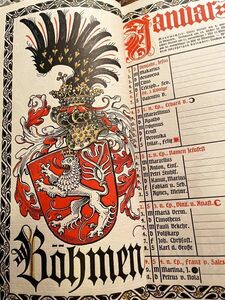オットーハップ 1911年 紋章 カレンダー 暦 ドイツ ミュンヘン アンティーク