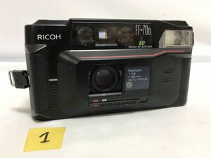 RICOH リコー FF-70D コンパクトフィルムカメラ シャッターOK ジャンク ① T1070308