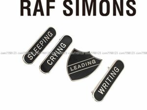 保管品◆３.８万《RAF SIMONS》4点 Set of broochesブローチ コレクション アダム エ ロペ ラフシモンズ(元 ジルサンダー ディオール)