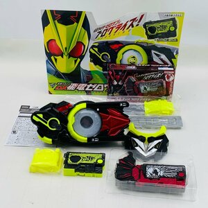 中古品 仮面ライダーゼロワン 変身ベルト DX飛電ゼロワンドライバー DXヘルライズプログライズキー 2点セット