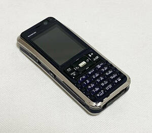 【動作品】docomo FOMA SO902i ダークブルー×ブラウン ネットワーク利用制限◯ 白ロム ガラケー ケータイ ドコモ