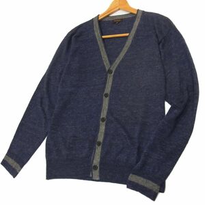 ◇Paul Smith COLLECTION リネン(麻)100％ ニット カーデガン ジャケット ポールスミス ゴルフ メンズ 1円スタート