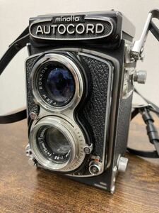 ④MINOLTA AUTOCORD Ⅲ 型 ROKKOR 75ｍｍ F3.5 ミノルタ オートコード二眼レフカメラ 
