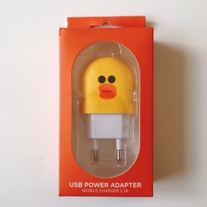 LINE★USB POWER ADAPTER★MOBILE CHARGER 2.1A★新品未使用品