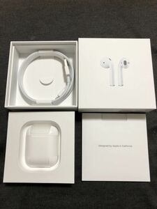 Apple純正 AirPods 第2世代 MV7N2J/A 充電ケース＋lighteningケーブルのみ イヤホン無し 新品未使用品